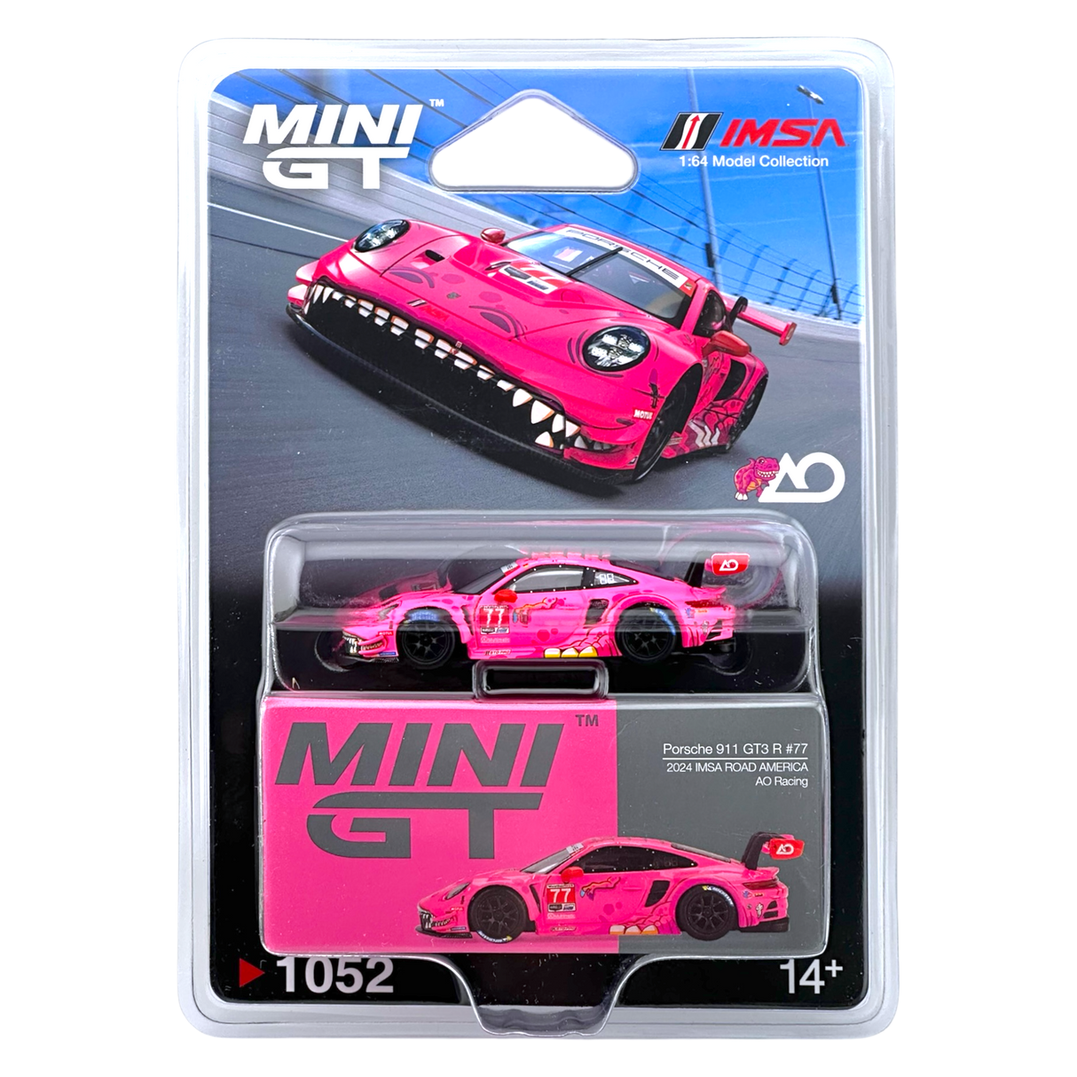 Porsche 911 GT3 R #77 AO Racing 2024 IMSA Road America MGT01052