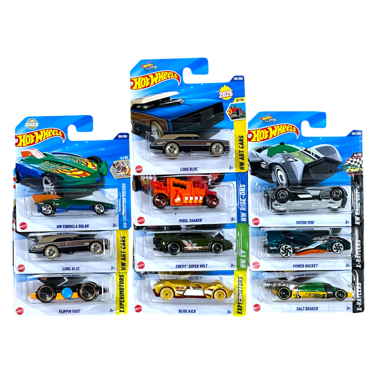 10x Fantasy Cars Mainline asortiert