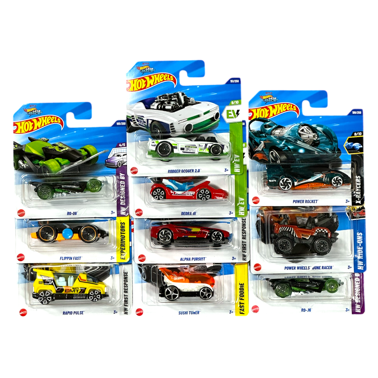 10x Fantasy Cars Mainline asortiert