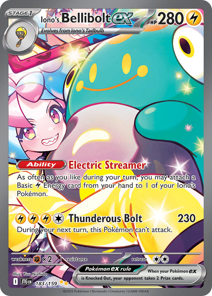 Iono's Bellibolt ex 183/159 NM