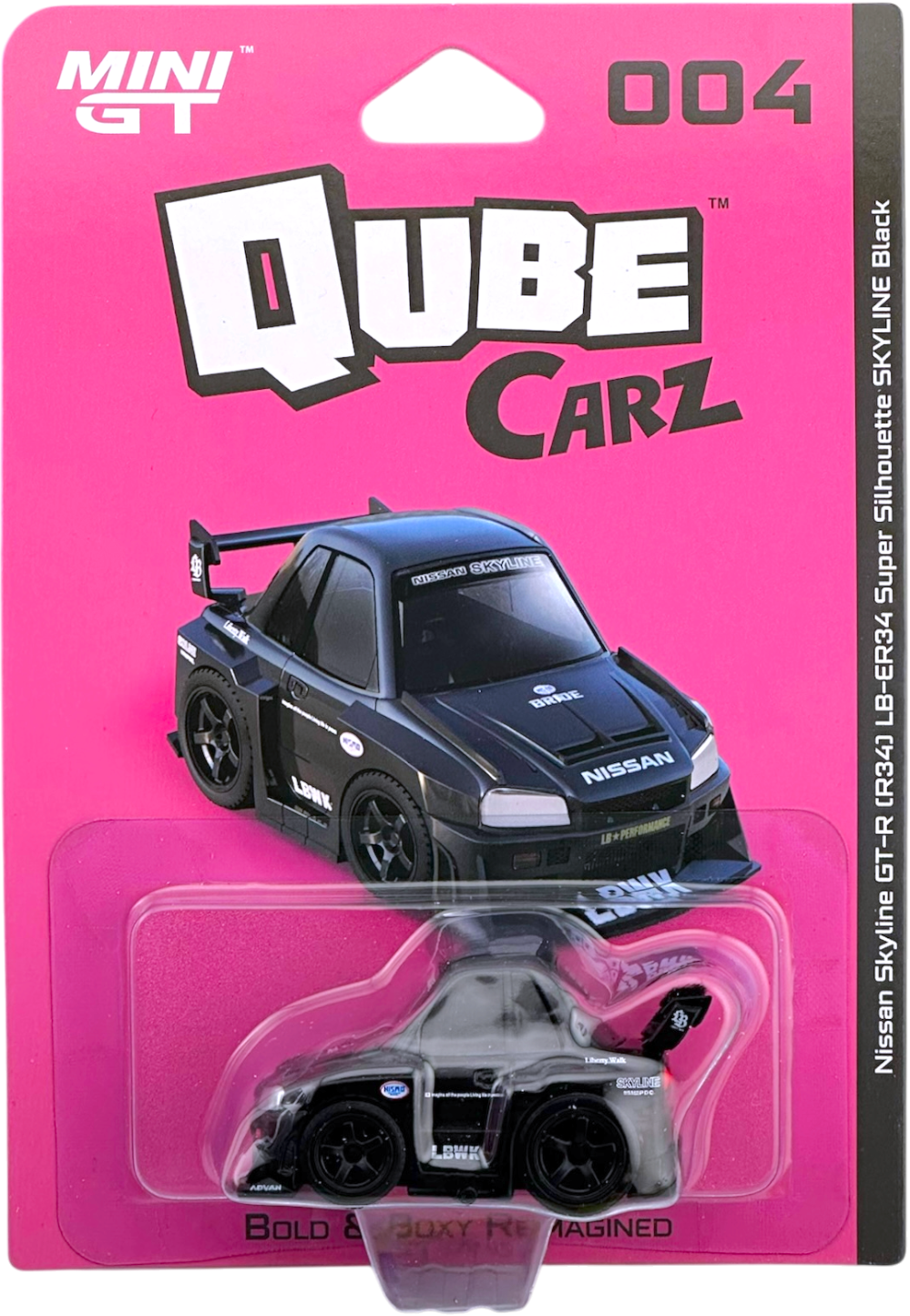 QubeCarz Nissan LB-ER34 Super Silhouette SKYLINE Black
