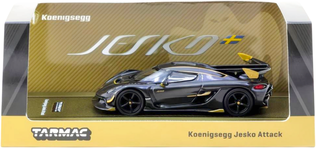 Königsegg Jesko Attack Black Carbon Fibre Special Edition Hong Kong Toy Car Salon 2025
