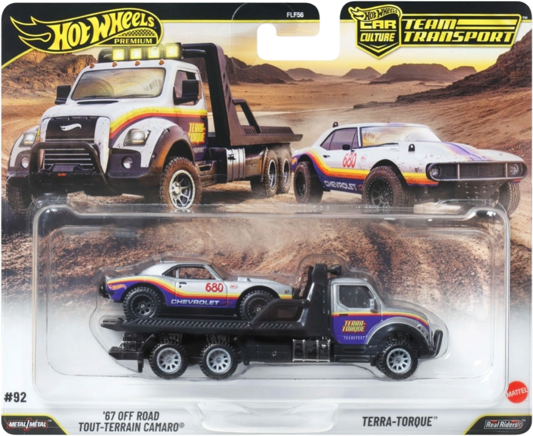 PREORDER 10. - 17.06.26 Team Transport Nr. 92 Off Road Tout-Terrain Camaro 1967
