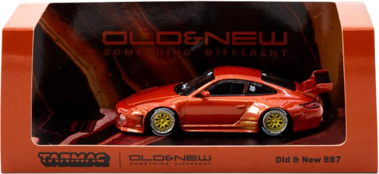 Porsche Old & New 997 Orange Metalic