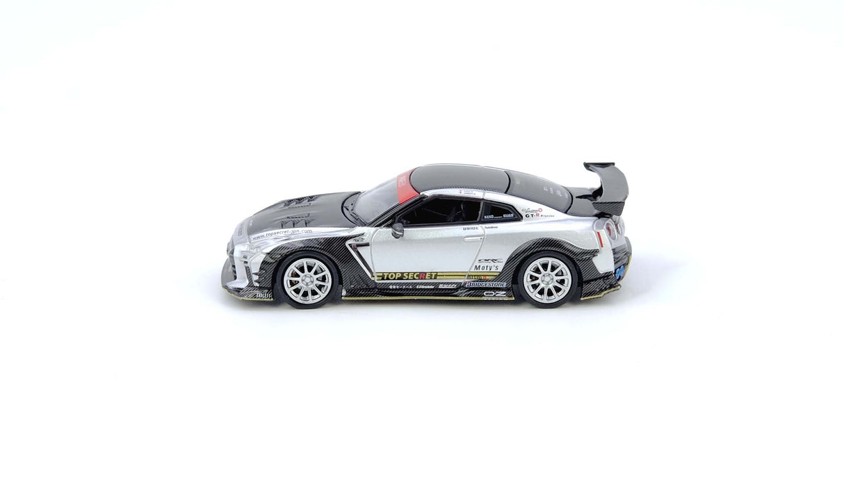 Nissan GT-R R35 TOP SECRET Silver Tokyo Auto Salon Hong Kong 2025 Event Edition