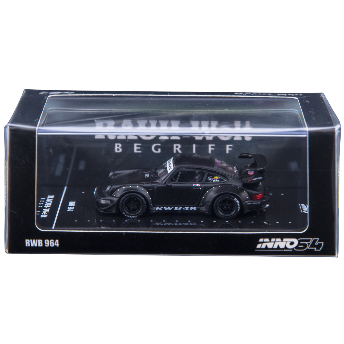 Porsche RWB 964 noir mat