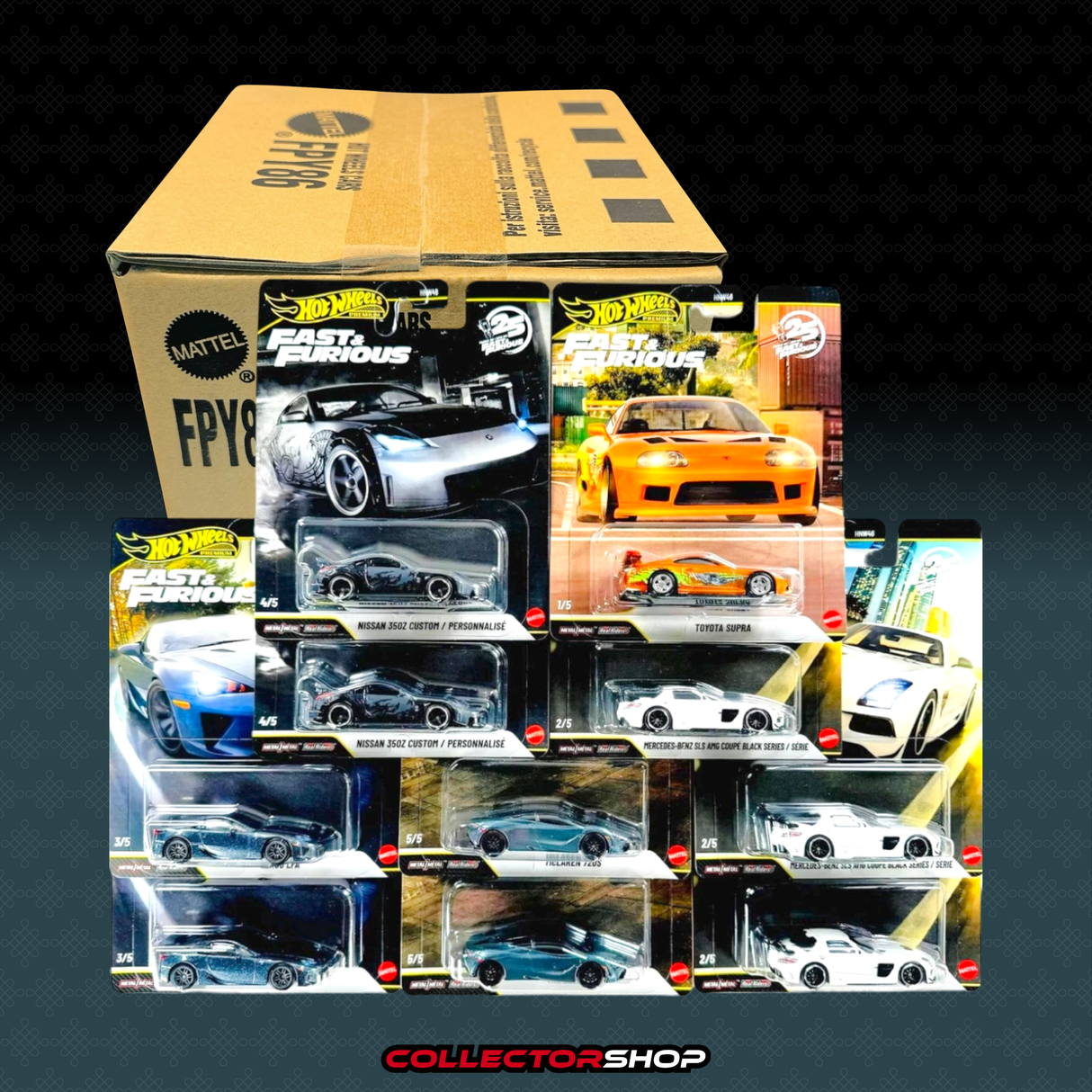 Preorder 17.08.26 Fast & Furious Case R (10x Hot Wheels)