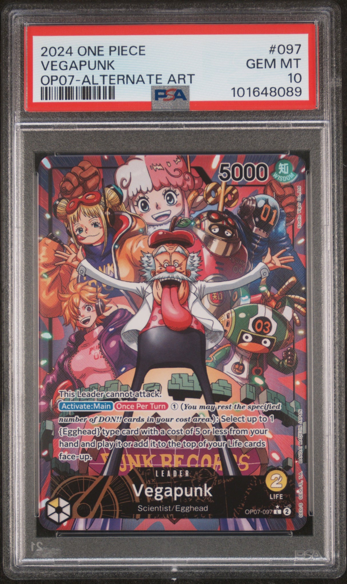 Vegapunk OP07-097 PSA10