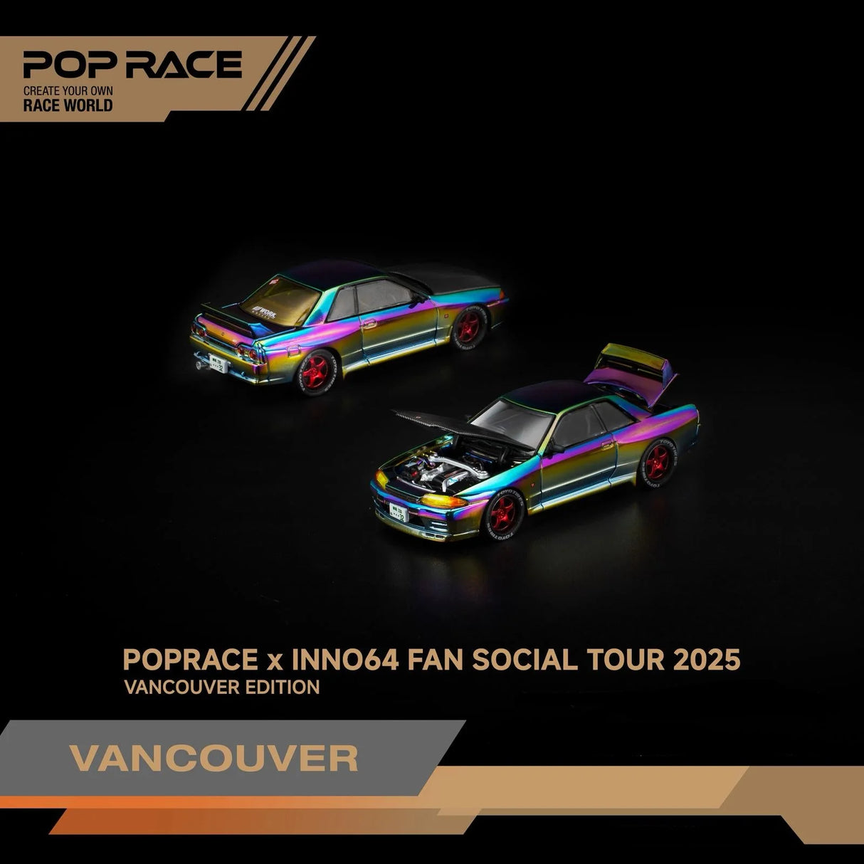 Nissan Skyline GT-R R32 Magic Chrome Vancouver 2025 EXCLUSIVE