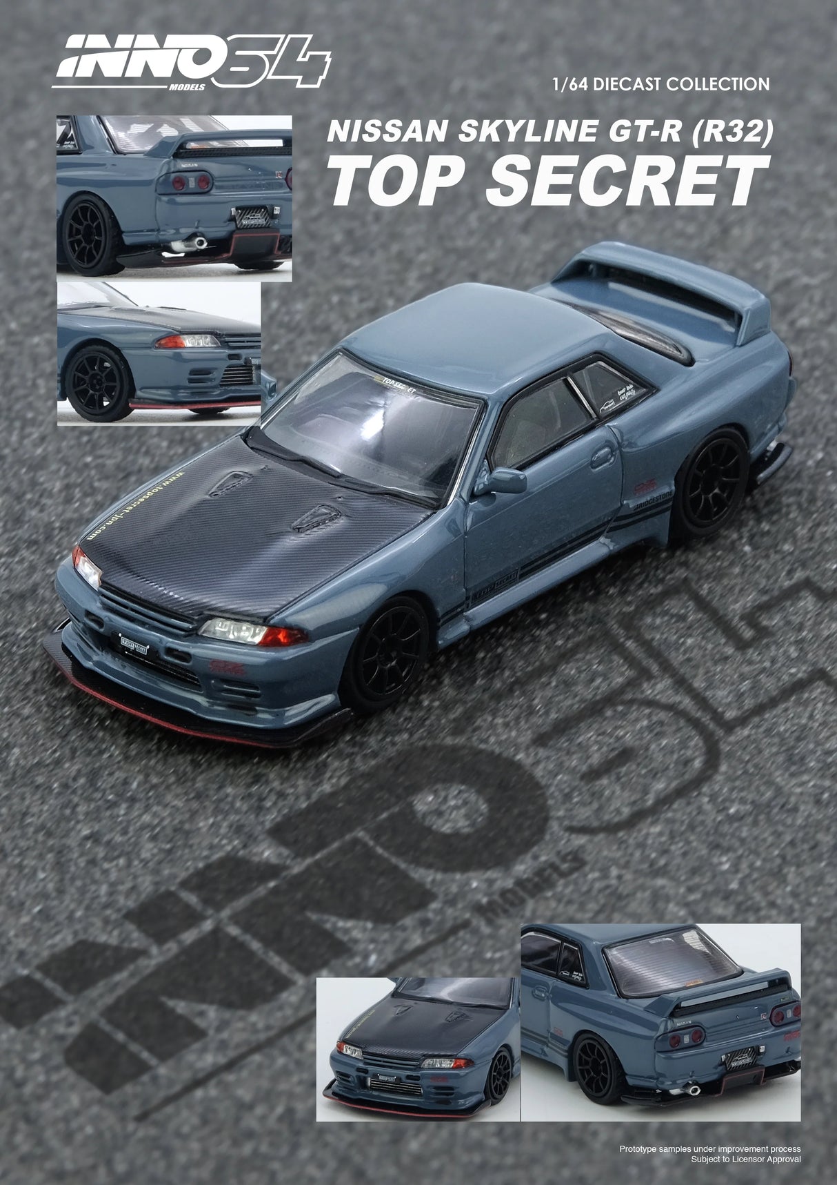 Nissan Skyline GT-R (R32) Top Secret Stealth Grey