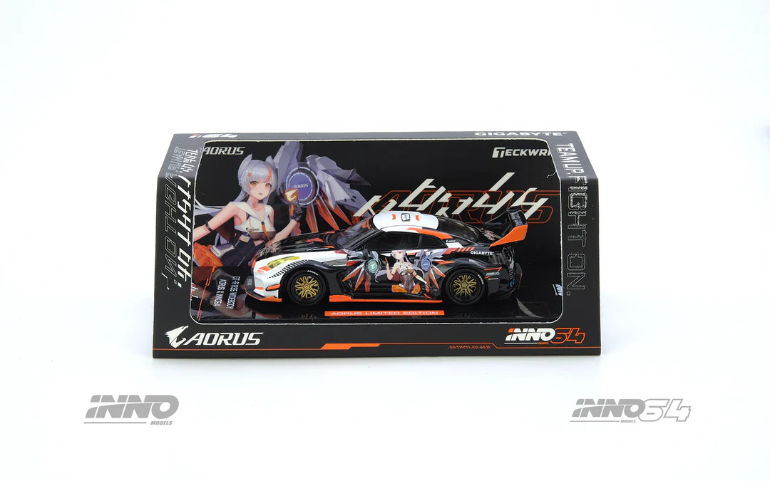 (Preorder Q1 2026) Nissan Skyline GT-R R35 WIDEBODY AORUS X INNO64 Limited Edition