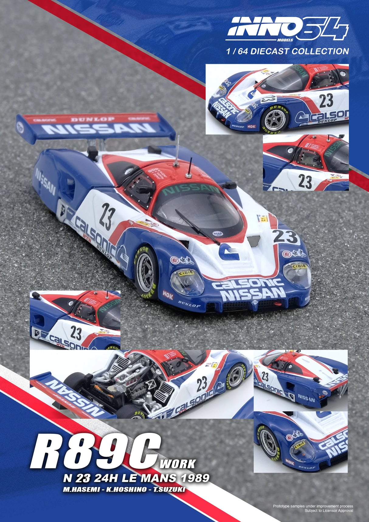 (Preorder Q1 2026) Nissan R89C Le Mans 1989 No23