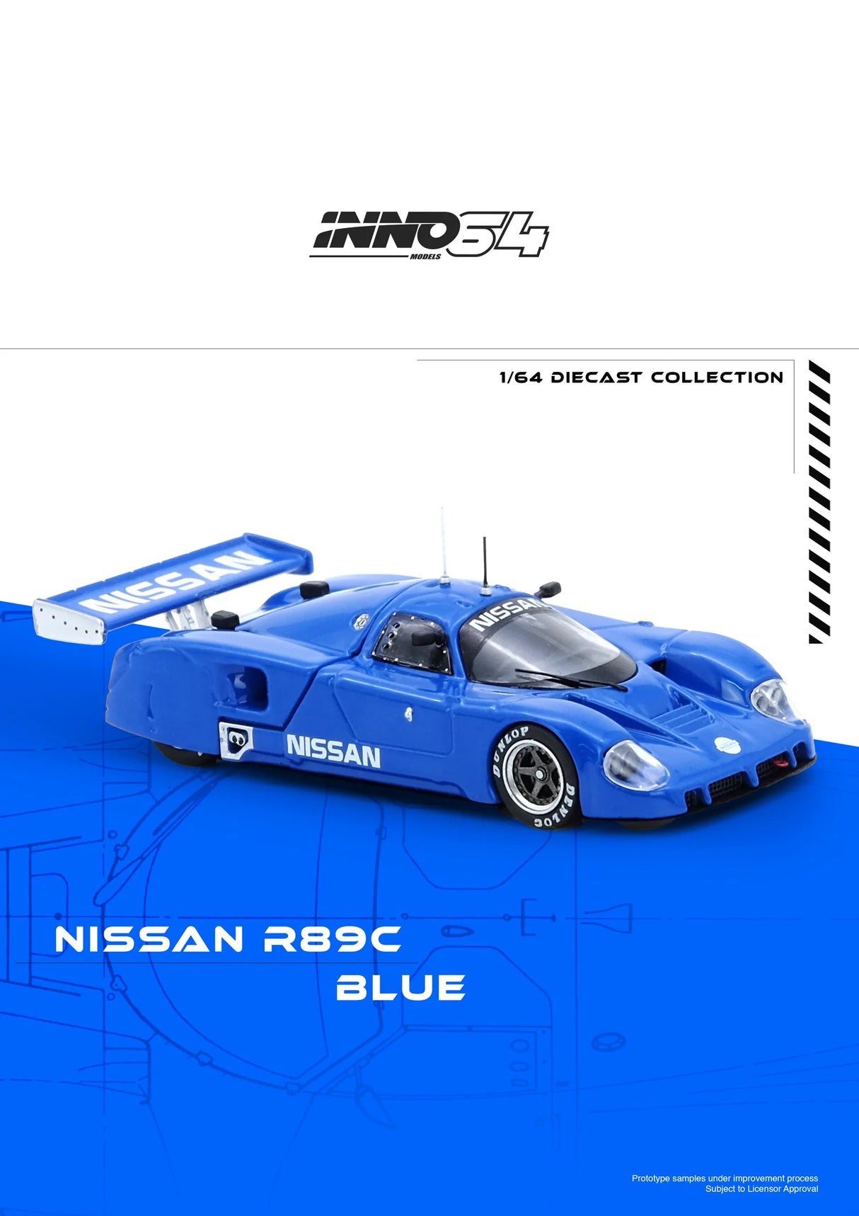 (Preorder November) Nissan R89C Le Mans Blue