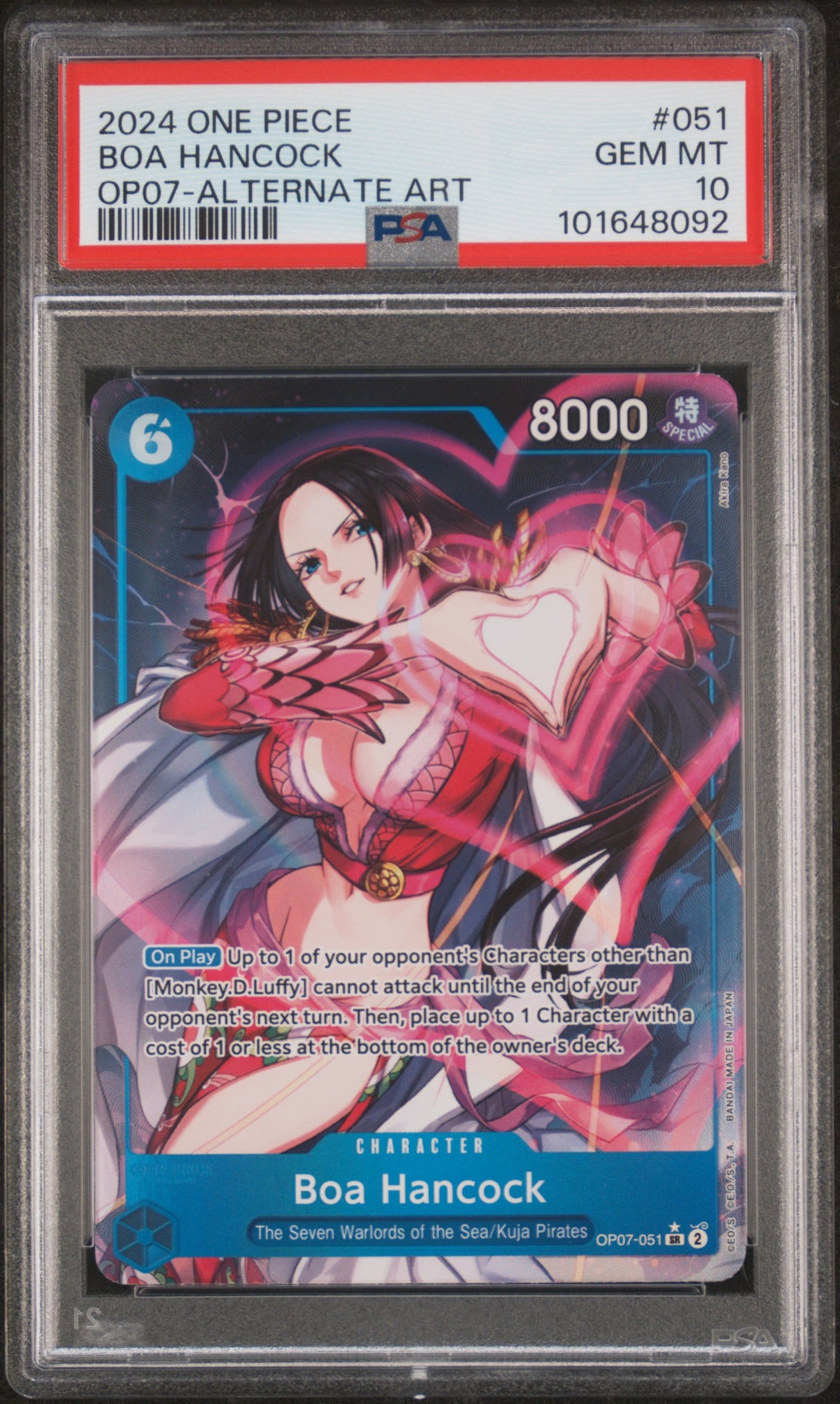 Boa Hancock OP07-051 PSA10