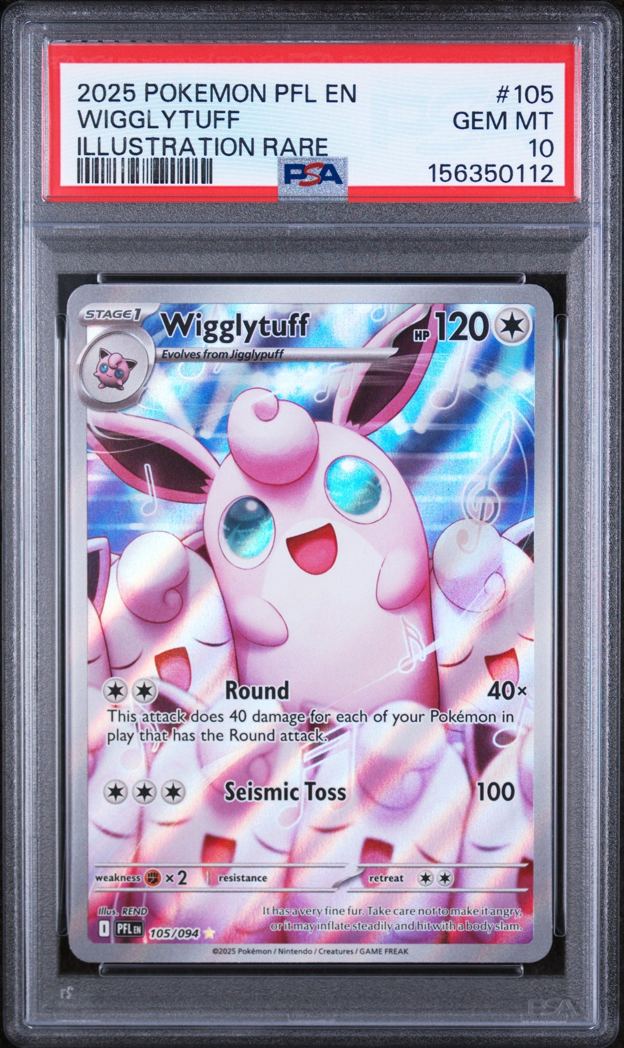 PSA 10 | Wigglytuff 105/193