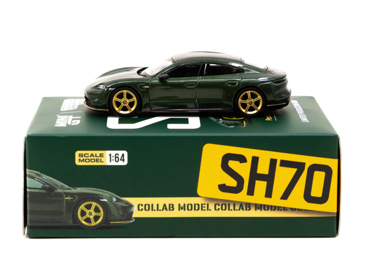 Porsche Taycan Turbo S Midnight Green Shmee150