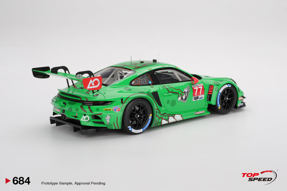 PREORDER JULI Porsche 911 GT3 R (992) #77 AO Racing 2025 IMSA Sebring 12 Hrs Class Winner TS0684