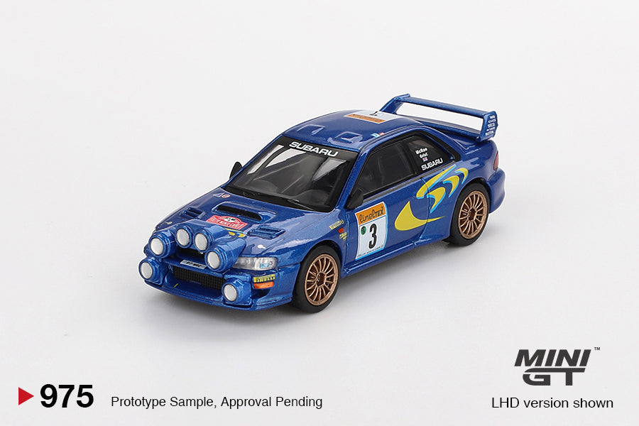 Subaru Impreza WRC98 1998 Rally Monte-Carlo 3rd Place #3 MGT00975