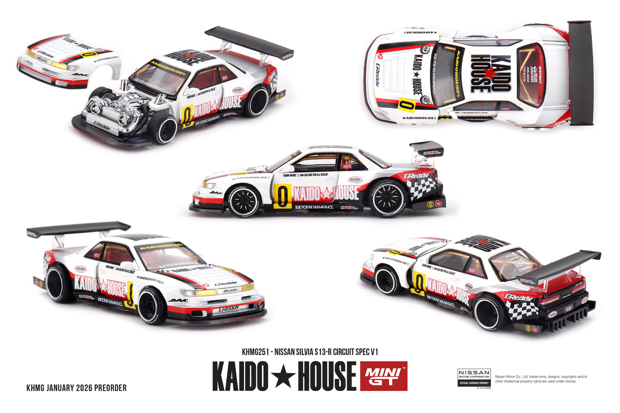 (Preorder 2026) Nissan Silvia S13-R Circuit Spec V1 KHMG251