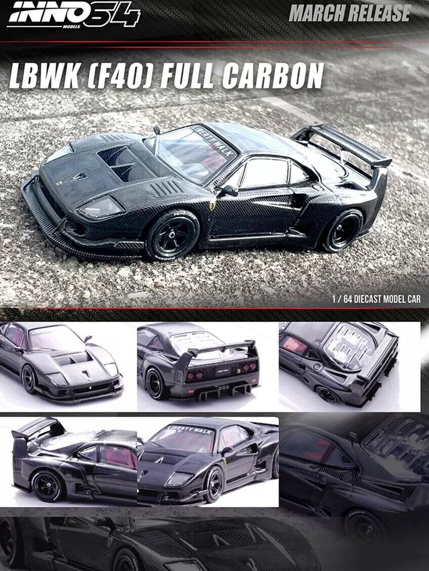 (Preorder November) Ferrari F40 LBWK Carbon