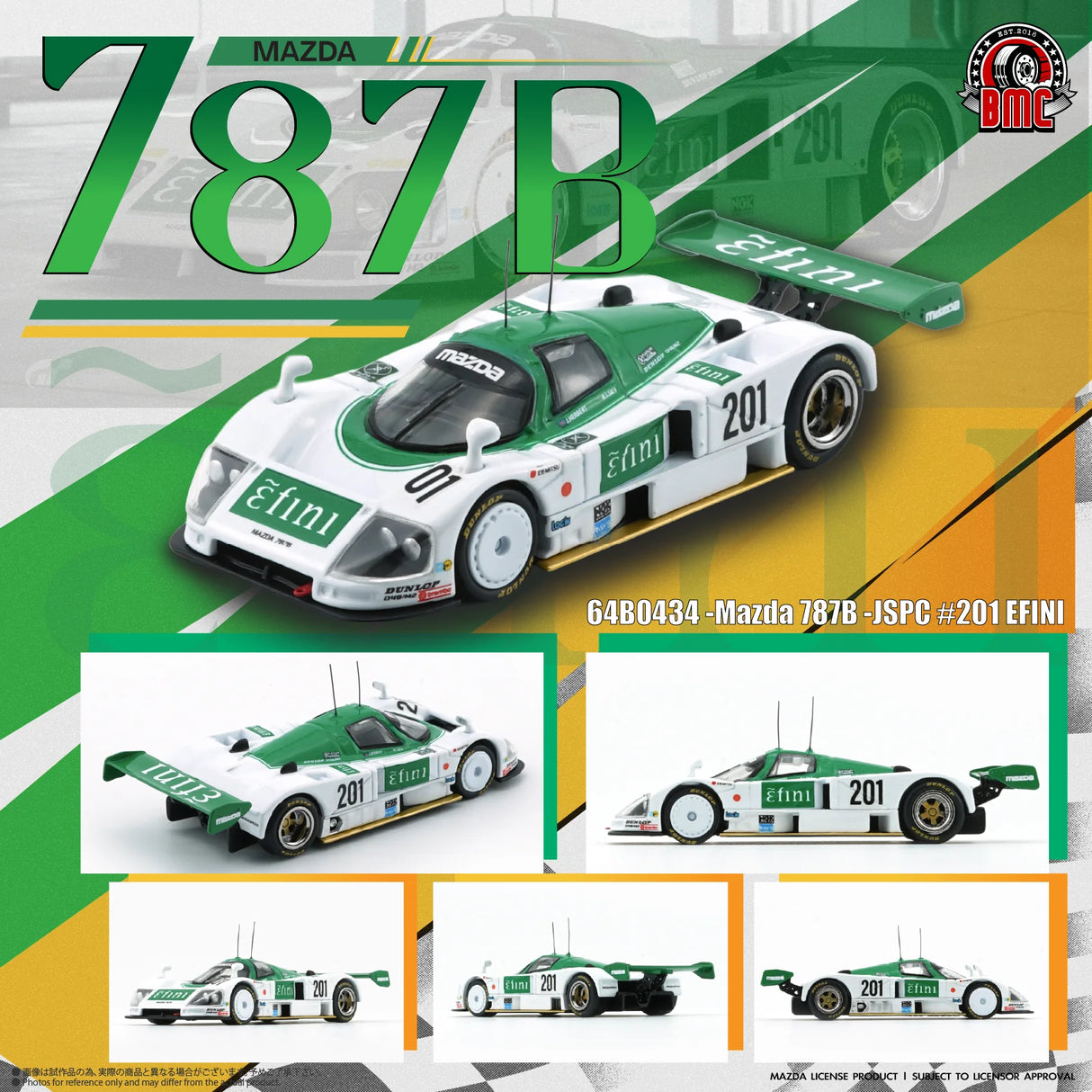 Mazda 787B JSPC #201 EFINI