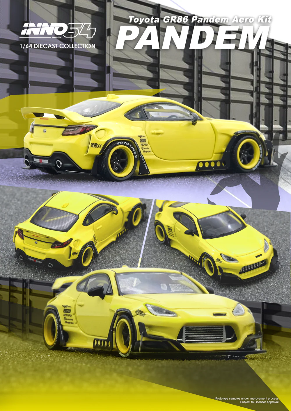 Toyota GR86 Pandem Jaune