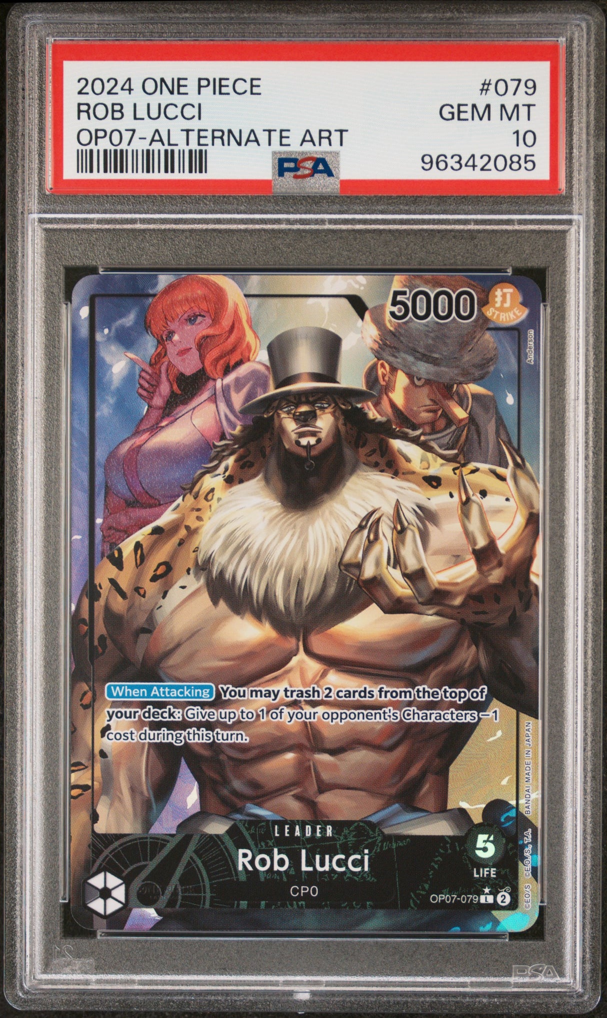 Rob Lucci OP07-079 PSA10