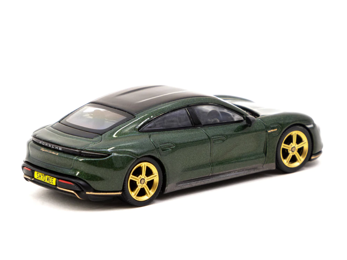 Porsche Taycan Turbo S Midnight Green Shmee150