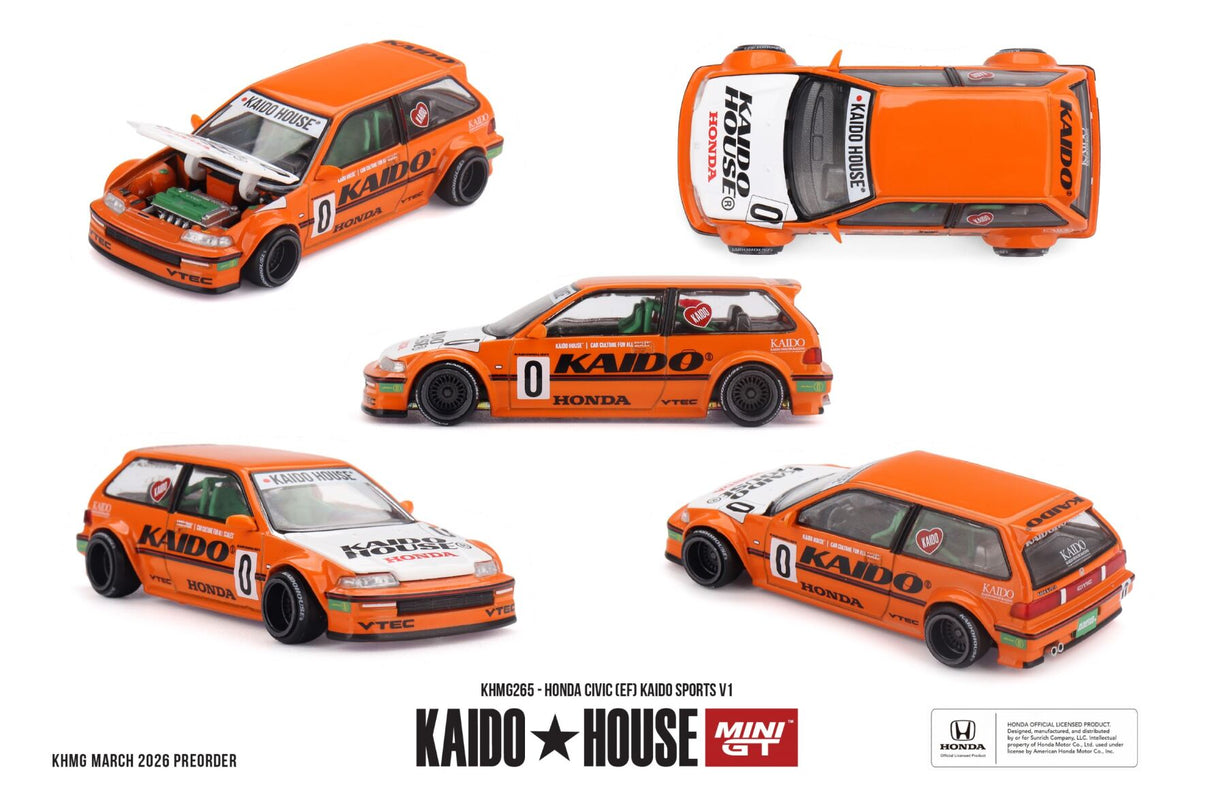(Preorder 2026) Honda Civic EF Kaido Sports V1 1971 KHMG265