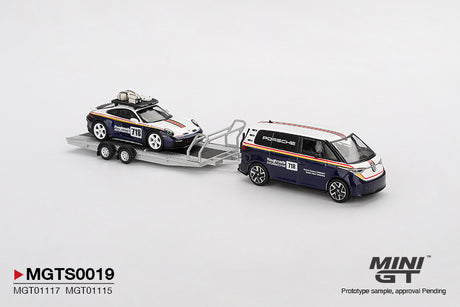 Preorder 31.08.26 Porsche 911 Dakar #718 / Volkswagen ID. Buzz Porsche Centrum Gelderland Roughroads Set MGTS0019