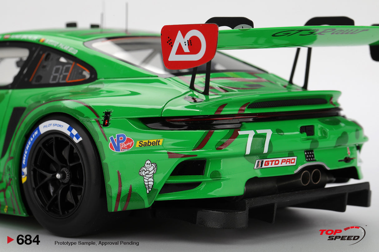 PREORDER JULI Porsche 911 GT3 R (992) #77 AO Racing 2025 IMSA Sebring 12 Hrs Class Winner TS0684