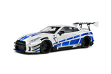 Nissan GT-R (R35) Liberty Walk Body Kit 2.0 White & Blue Stripes 2024