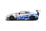 Nissan GT-R (R35) Liberty Walk Body Kit 2.0 White & Blue Stripes 2024