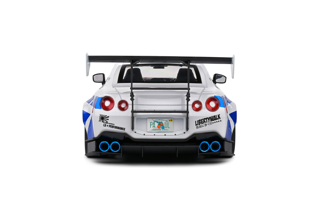 Nissan GT-R (R35) Liberty Walk Body Kit 2.0 White & Blue Stripes 2024