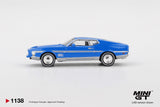 Preorder 17.08.26 Ford Mustang Mach 1 Grabber Blue MGT01138