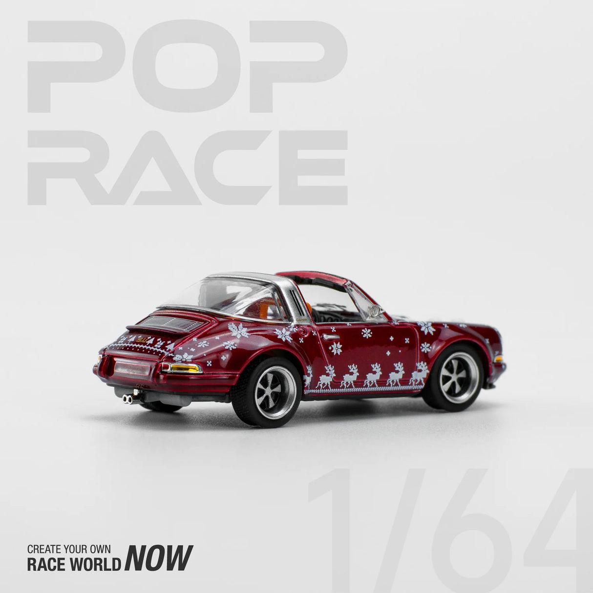 Porsche Singer 2023 Christmas Edition Red Metallic