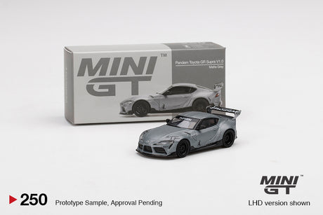 Pandem Toyota GR Supra V1.0 Matte Grey MGT00250 LOOSE
