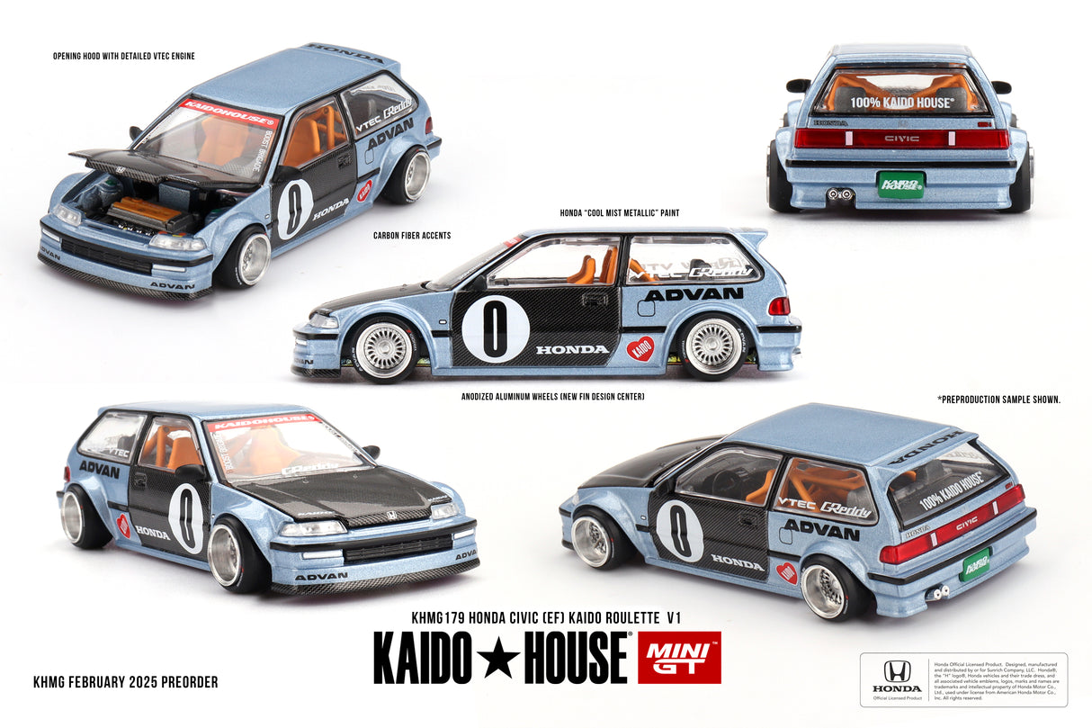 (Preorder) Honda Civic (EF) Kaido Roulette V1 KHMG179