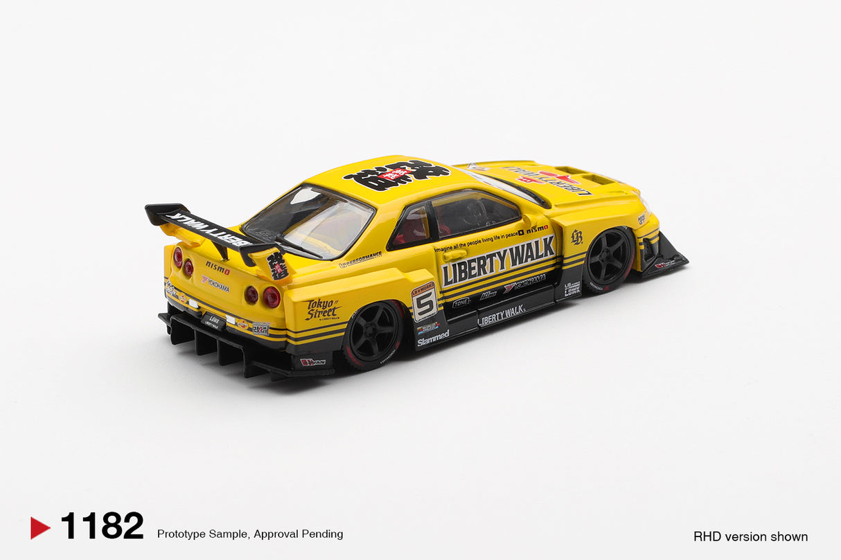 PREORDER 11.09.26 Nissan LB-ER34 Super Silhouette SKYLINE Sport Yellow MGT01182