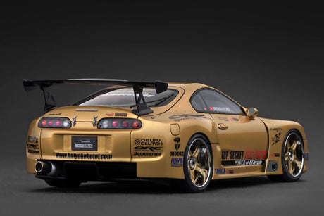 TOP SECRET GT300 Toyota Supra A80 Gold 1:18