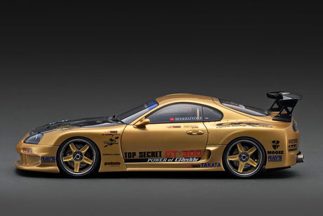 TOP SECRET GT300 Toyota Supra A80 Gold 1:18