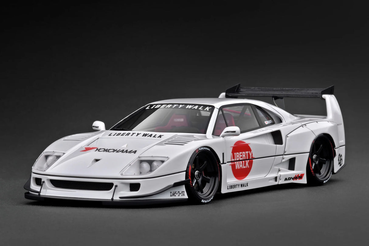 Ferrari F40 LBWK Blanc 1:18