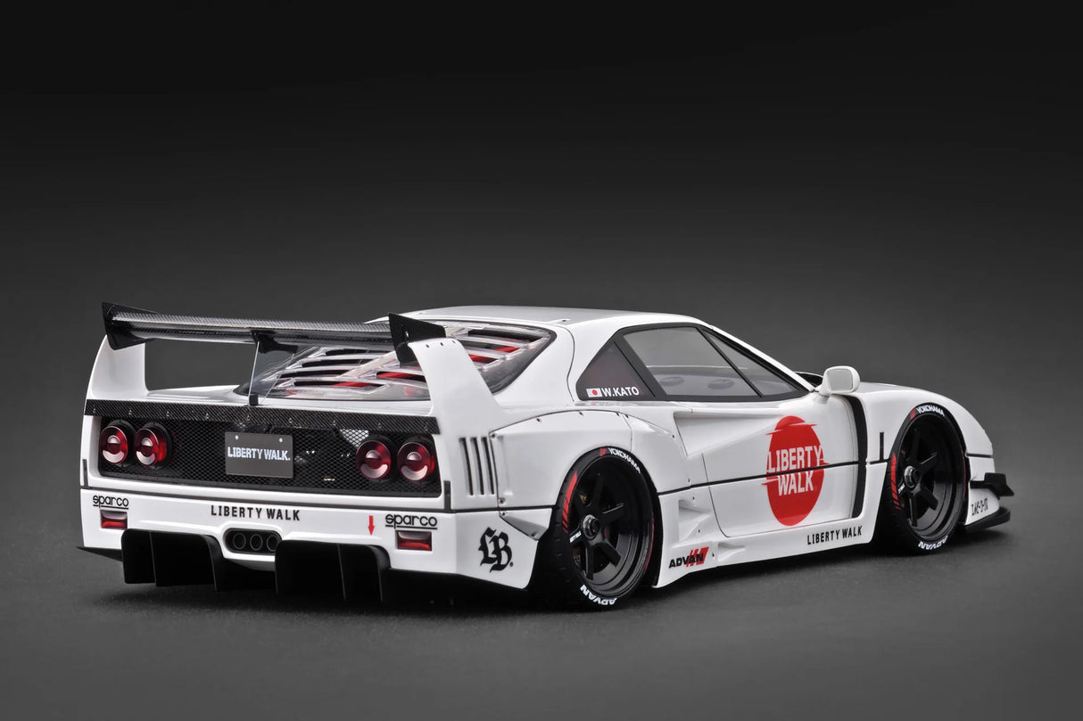 Ferrari F40 LBWK Blanc 1:18