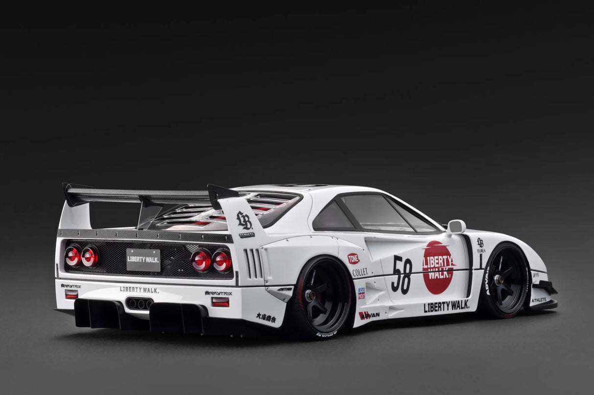 Ferrari F40 LBWK White 1:18 IG3752
