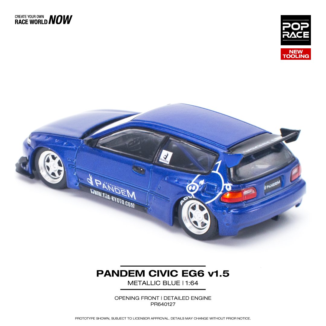 Honda Pandem Civic EG6 Blue