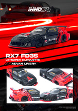 Mazda RX7 FD3S LB Super Silhouette White Advan