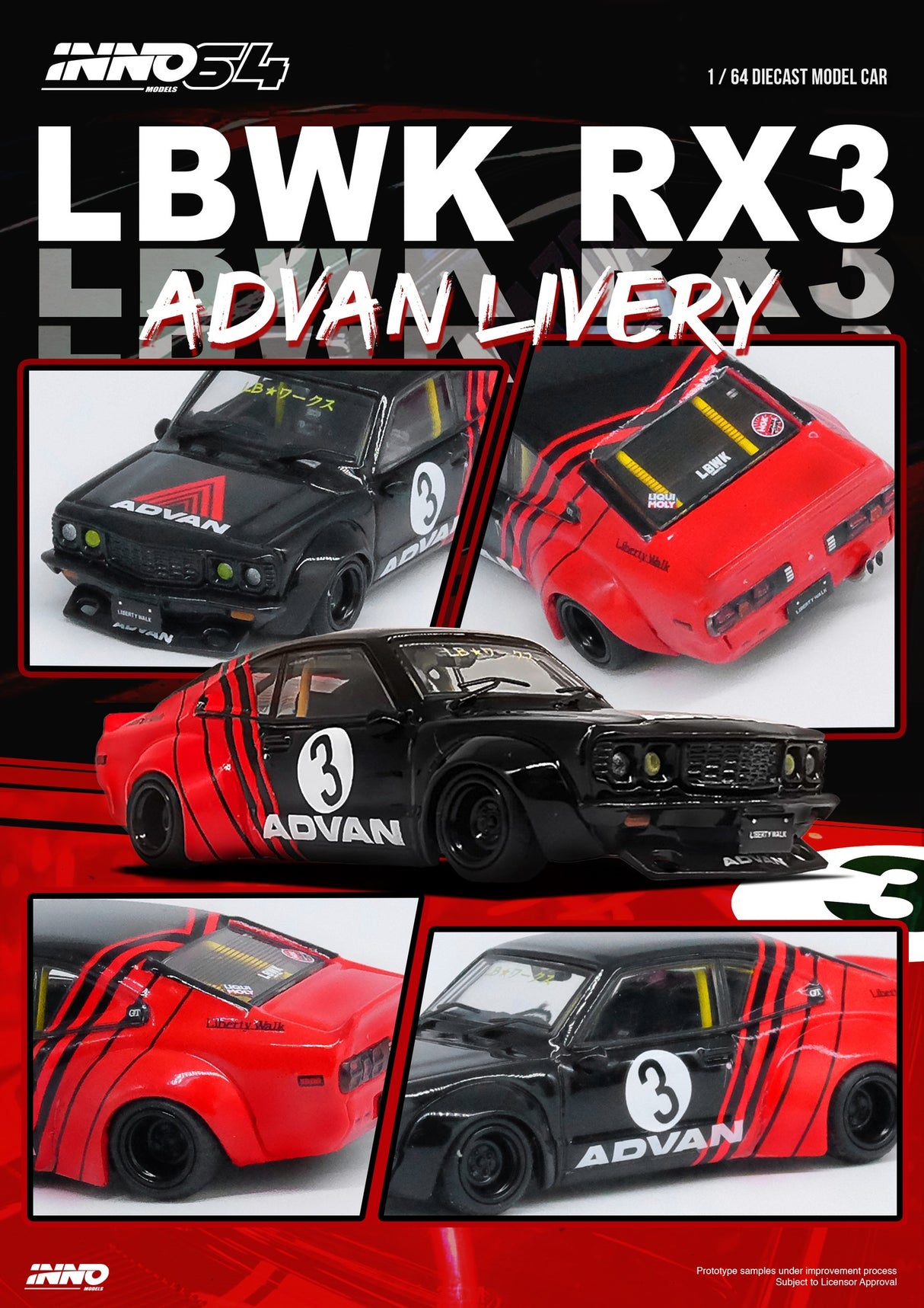 Mazda LBWK RX-3 Savanna Advan