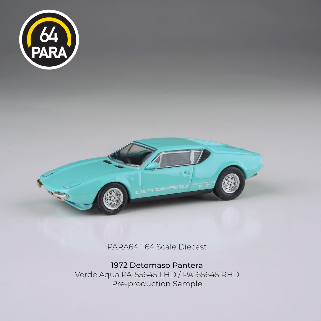 De Tomaso Pantera 1972 Verde Acqua