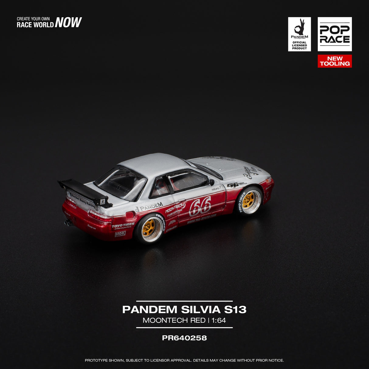 Nissan Silvia S13 Pandem Moontech Red