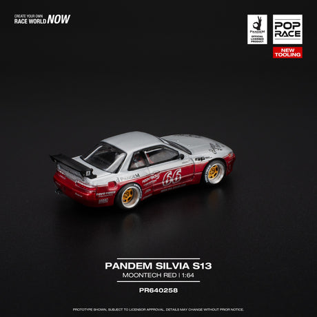 Nissan Silvia S13 Pandem Moontech Red
